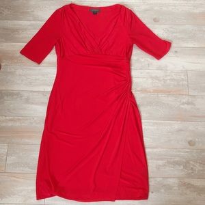 Ralph Lauren Ruched Jersey Dress